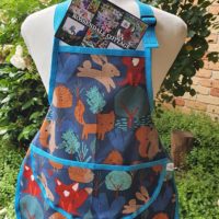 Rabbit & Fox Children's Kitchen / Craft Apron (blue)