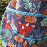 Rabbit & Fox Children's Kitchen / Craft Apron (blue) - Image 3