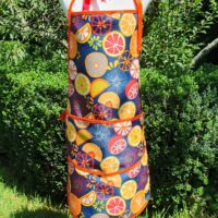 Sliced Lemon (Orange) BBQ/Craft  Apron