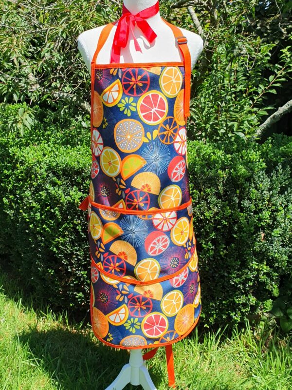 Sliced Lemon (Orange) BBQ/Craft  Apron