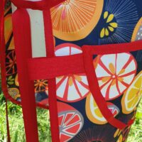 Sliced Lemon (Orange) BBQ/Craft  Apron - Image 4