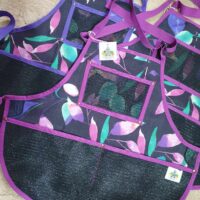 Purple on Black Potting Apron (purple) - Image 2