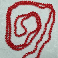 Bead Necklace - Red - Image 2