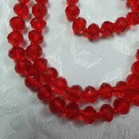 Bead Necklace - Red - Image 3