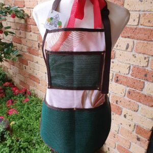 Pink Protea (brown)Potting Apron